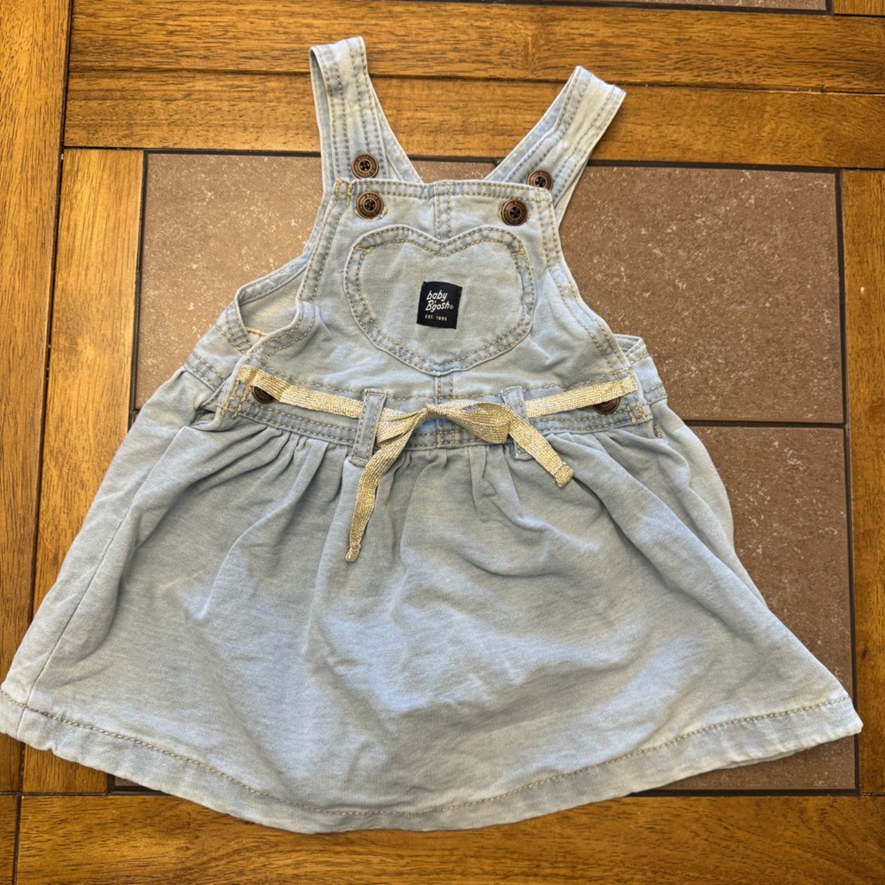 3/ $20. 12m baby b’gosh skirt overalls